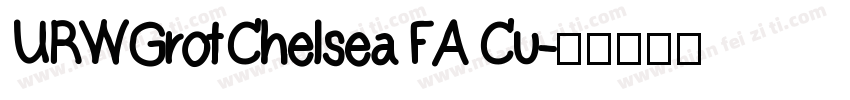 URWGrotChelsea FA Cu字体转换